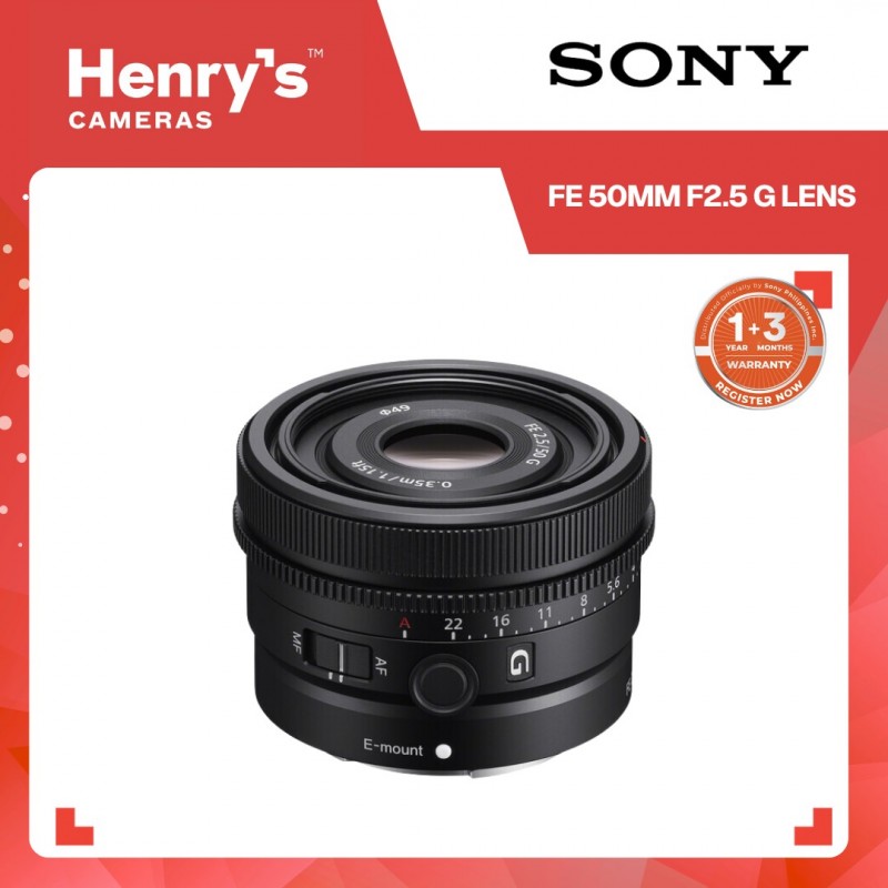 SONY FE 50mm F2.5 G レンズ Lente SONY FE 50mm f/2.5 G - Loja dos Marios - Equipamentos de